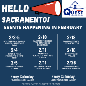 Event list for February 