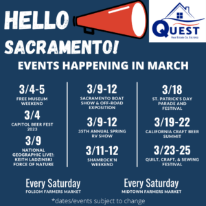 Things to do in Sacramento this March